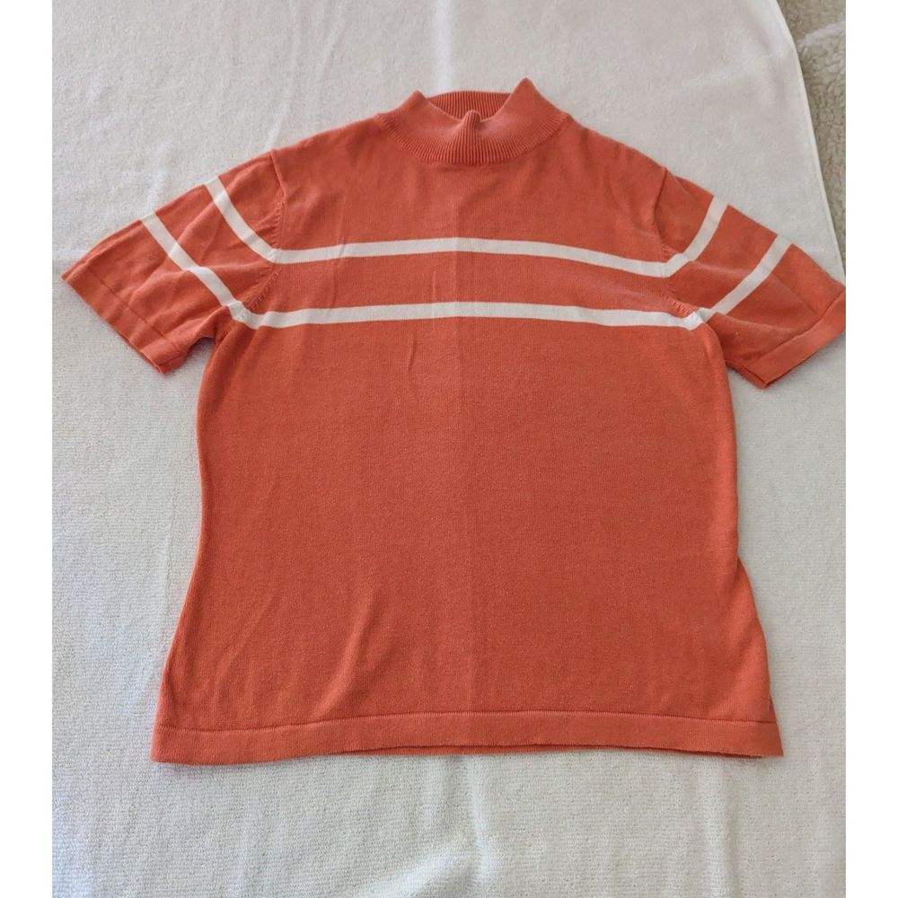 Mountain Express short sleeve turtleneck sweater   SZ S
